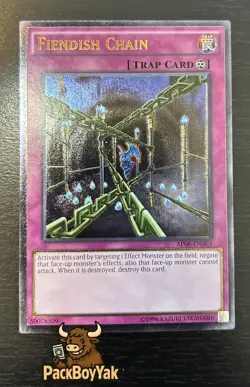 Fiendish Chain AP08-EN003 [Ultimate Rare] Yu-Gi-Oh- Near Mint - Image 1