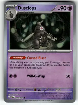 Dusclops (Poke Ball Pattern) 036/131 SV: Prismatic Evolutions NM Pokemon Card - Image 1