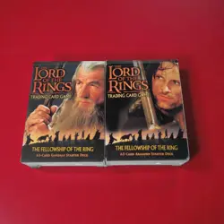 Lord of the Rings Fellowship TCG Starter Deck 63 Card Bundle Trading Card Game - Image 1