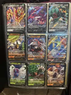 Massive Pokemon Card Bundle With Binder NM-Damaged (read desc) - Image 1
