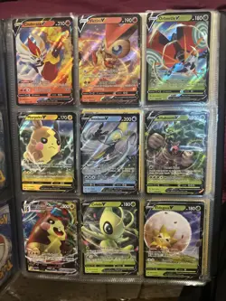 Massive Pokemon Card Bundle With Binder NM-Damaged (read desc) - Image 2