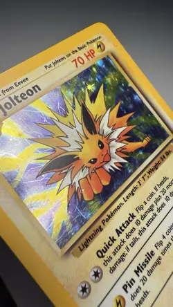 Jolteon Holo 4/64 Jungle Set WotC Vintage Pokemon Card. MP, Unlimited Rare - Image 4