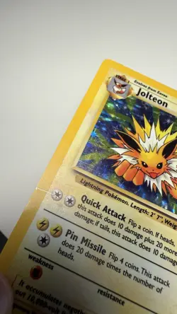 Jolteon Holo 4/64 Jungle Set WotC Vintage Pokemon Card. MP, Unlimited Rare - Image 5
