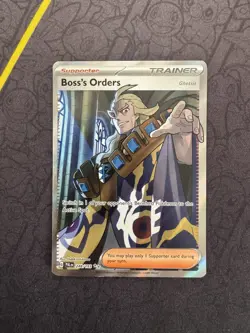 Boss's Orders Trainer Ultra Rare Holo Card 248/193 Sv02: Paldea Evolved - Image 1