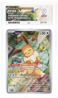 Pokemon Cards - ACE 9 Eevee 173 -Black Star Pokemon Center ETB Promo - Image 1