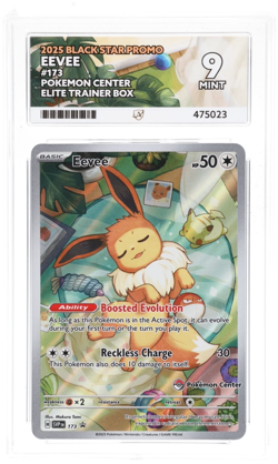 Pokemon Cards - ACE 9 Eevee 173 -Black Star Pokemon Center ETB Promo - Image 1