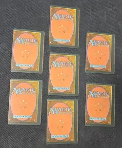 MTG Misprint/Miscut Card Lot - Magic The Gathering Miscut Cards Vintage 7 Cards - Image 2