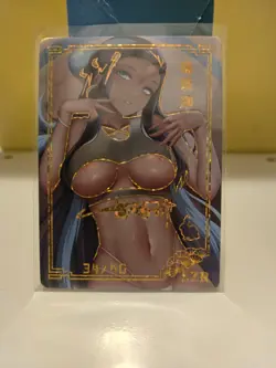 Nessa Waifu Card Pokemon SZR Custom CCG Flash Rainbow Foil Card Anime ACG Sig - Image 1