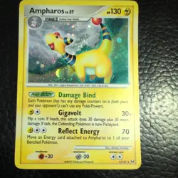 Pokemon Trading Card Ampharos #1 Holo From The Platinum Collection - Image 1