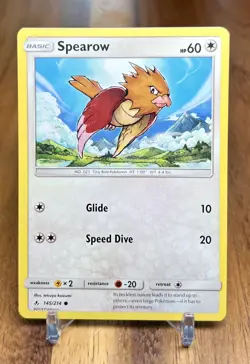 Spearow 145/214 Non Holo Common Sun & Moon Unbroken Bonds Pokemon Card NM - Image 1