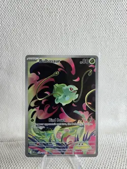 Bulbasaur 133/132 Mega Evolutions Illustration Rare Pokemon Card - Image 1