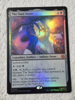 The Soul Stone Marvel's Spider-Man Foil 0066 MTG Magic The Gathering Mythic - Image 1