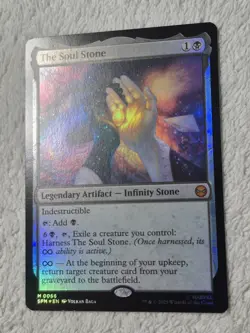 The Soul Stone Marvel's Spider-Man Foil 0066 MTG Magic The Gathering Mythic - Image 2
