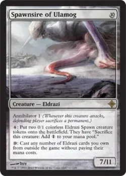 1x Spawnsire of Ulamog #11 (NM / LP) Rise of Eldrazi ROE MTG Magic Eng - Image 1