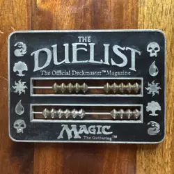 Wizards Of The Coast The Duelist MTG Black Metal Abacus Life Counter 1995 - Image 4