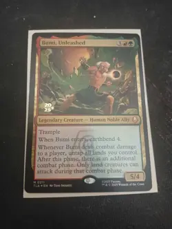 Bumi, Unleashed Prerelease Foil 0211 - TLA MTG - Image 1