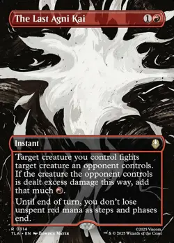 MTG The Last Agni Kai - Foil - Borderless, NM-Mint, English Avatar: The Last Air - Image 1