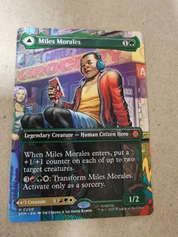 Miles Morales - (0200) (Borderless) Marvel's Spider-Man Regular - Mtg - Image 1