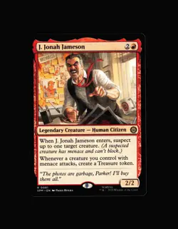 MTG: J. Jonah Jameson #81 R Normal NM Marvel's Spider-Man - Image 1