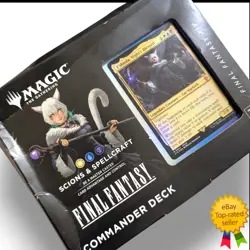 Magic The Gathering Final Fantasy XIV Commander Deck Scions & Spellcraft SEALED - Image 1