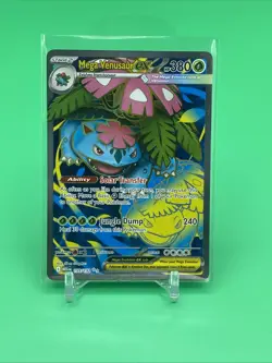Mega Venusaur EX Mega Evolution 155/132 Secret Rare Pokemon Card NEAR MINT - Image 1