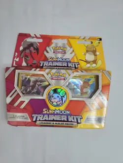 Factory Sealed Pokemon TCG Sun and Moon Trainer Kit Lycanroc & Alolan Raichu 820650802102 - Image 3