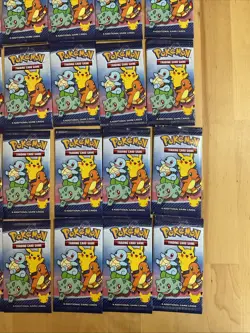 2021 Mcdonalds 25th anniversary Celebrations Pokemon Packs Lot Of 20 Pack - Image 3