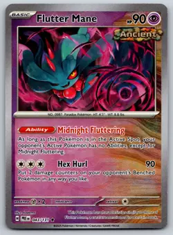 Flutter Mane (Master Ball Pattern) 043/131 SV: Prismatic Evolutions NM Pokemon C - Image 1