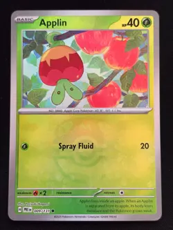 Applin (Master Ball Pattern) 009/131 - Pokemon TCG - Prismatic Evolutions - Image 1