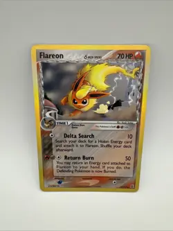 Pokemon Delta Species #5/113 Flareon Holo Rare - Image 1