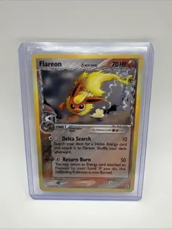 Pokemon Delta Species #5/113 Flareon Holo Rare - Image 2