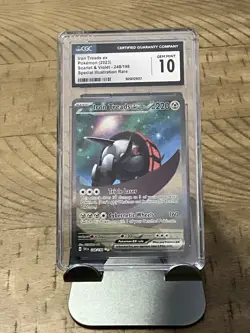 Iron Treads ex 248/198 CGC Gem Mint 10 Pokemon Scarlet & Violet Base Set SIR - Image 1