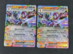 2x Ceruledge EX Pokemon Surging Sparks 036/191 Double Rare - Image 1