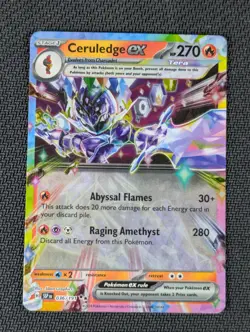 2x Ceruledge EX Pokemon Surging Sparks 036/191 Double Rare - Image 2