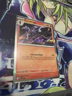 Ceruledge Stamped Promo 014 Phantasmal Flames Pre-Release NM Pokemon - Image 2