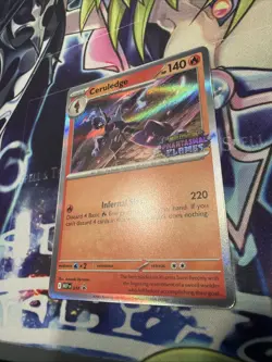 Ceruledge Stamped Promo 014 Phantasmal Flames Pre-Release NM Pokemon - Image 3