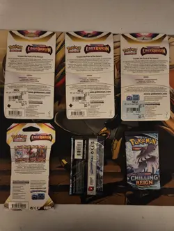 Pokemon Lost Origin Checklane Blister Packs and Chilling Reign Boosters Lot - Image 2