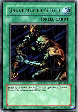 Gravedigger Ghoul LOB-E052 Yu-Gi-Oh! Light Play Unlimited - Image 1
