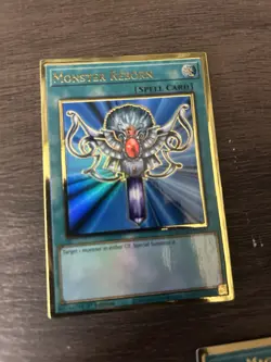 Yu-Gi-Oh! TCG Monster Reborn Maximum Gold MAGO-EN045 1st Edition Premium Gold - Image 1