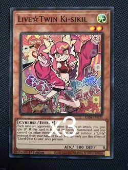 3x Yugioh Live Twin Ki-sikil RA04-EN035 Super Rare 1st Edition NM - Image 1