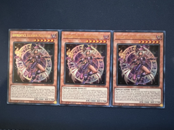 3x Yugioh Apprentice Illusion Magician RA04-EN023 Ultra Rare 1st Edition NM - Image 1