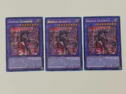 Yugioh Despian Quaeritis x 3 - 1st Edition Prismatic Secret Rare NM - Free Holo - Image 1