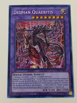 Yugioh Despian Quaeritis x 3 - 1st Edition Prismatic Secret Rare NM - Free Holo - Image 3