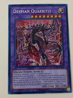 Yugioh Despian Quaeritis x 3 - 1st Edition Prismatic Secret Rare NM - Free Holo - Image 4