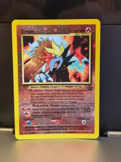 Entei 34 Black Star Promo Holo Rare Pokemon Card - Image 1