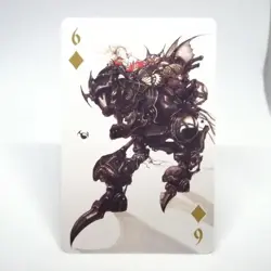 6 Dia Normal Final Fantasy 35th Uniqlo playing card Yoshitaka Amano Square - Image 1