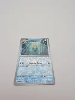 Pokemon TCG Omanyte 151 138/165 Reverse Holo Mint Card PACK FRESH - Image 2