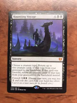 Haunting Voyage MTG Magic the Gathering Card LP Lightly Played Kaldheim KHM - Image 1