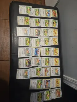 Pokemon lot 34 cards UPokemon eevee Common Cards - Image 1