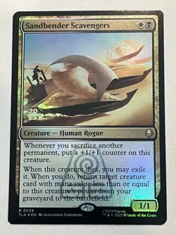 Sandbender Scavengers 2025 Prerelease Promo Foil MTG Card 0239 Avatar - Image 1